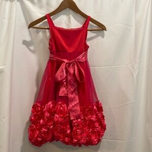 Bonnie Jean child’s pink‎ dress size 7 child.